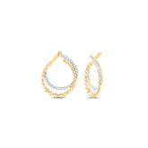 1/2CTW-DIA ANA M FASHION HOOP EARRING